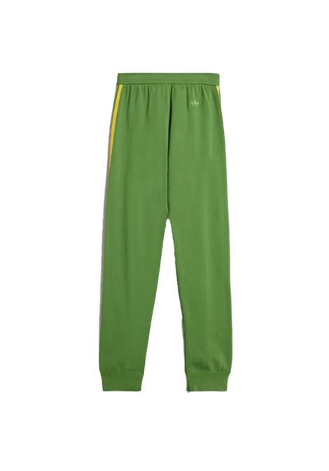 Green and yellow stripe detail knitted trousers - Adidas by Wales Bonner - unisex ADIDAS BY WALES BONNER | IW1176GRN